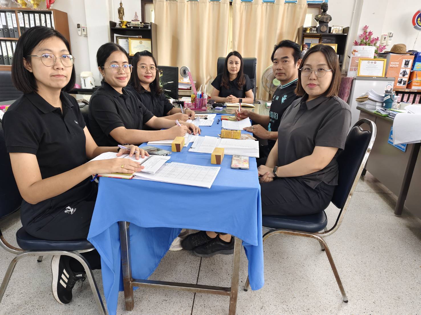 สพอ.พยุหะคีรี ร่วมประชุมปฏิบัติการ เจ้าหน้าที่พัฒนาชุมชนอำเภอพยุหะคีรี